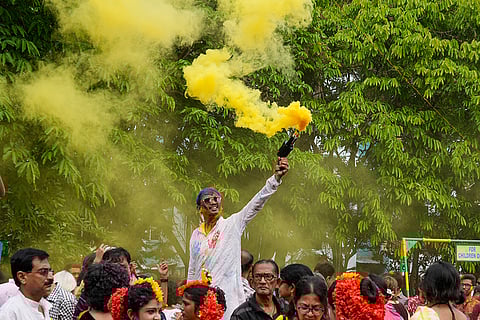 Holi celebrations in Kolkata