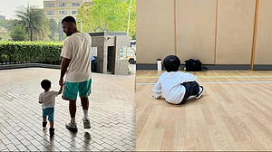 Instagram : Anand Ahuja with his son, Vayu