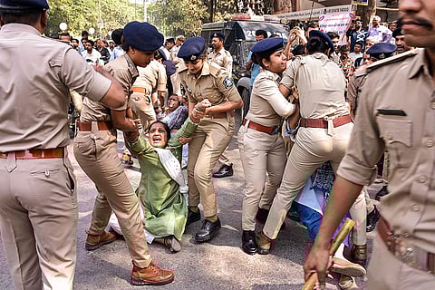 Protest over Kejriwal''s arrest