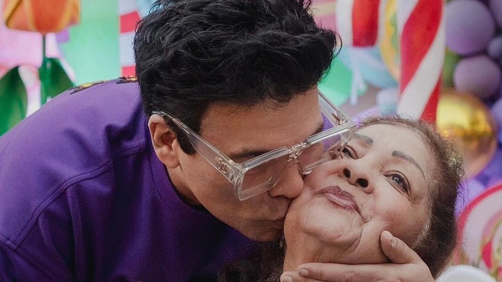 Instagram : Karan Johar and Hiroo Johar