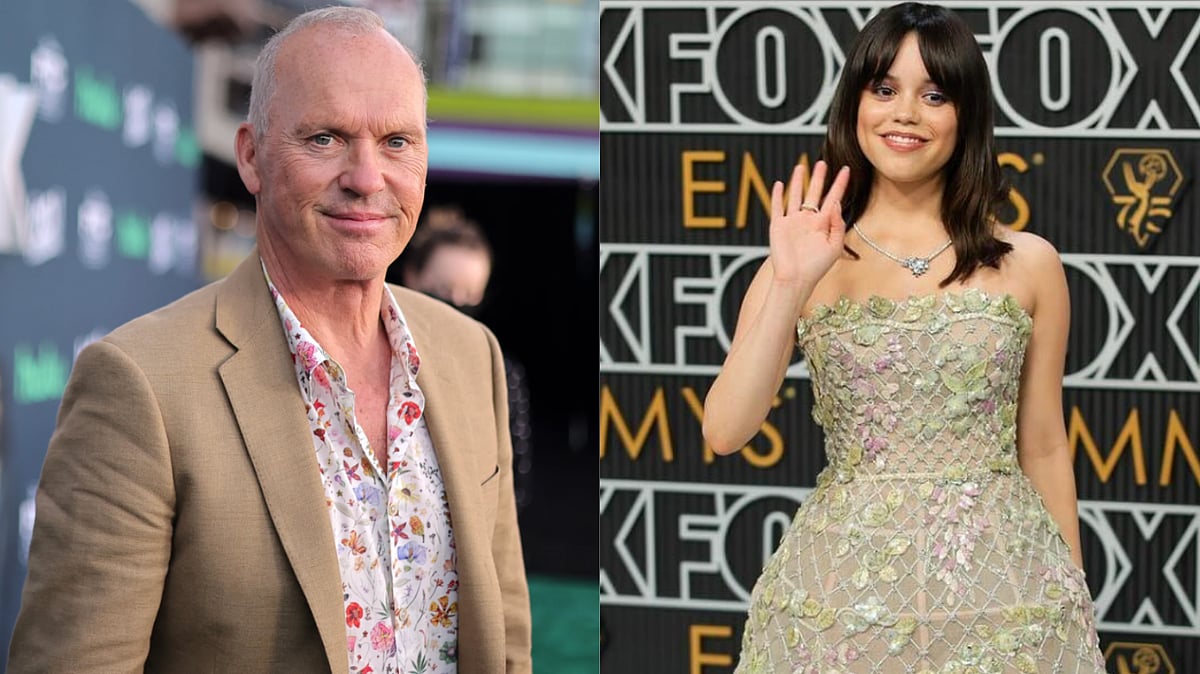 Instagram : Michael Keaton, Jenna Ortega