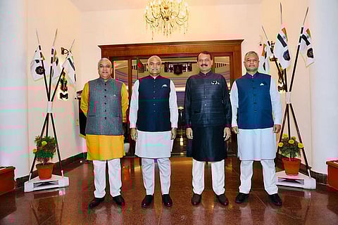 Navy chief in Kurta Pyjama