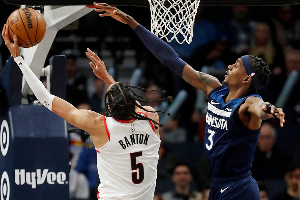 | Photo: AP/Bruce Kluckhohn : NBA 2023-24: Minnesota Timberwolves vs Portland Trail Blazers