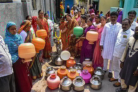 Congress protest in Solapur