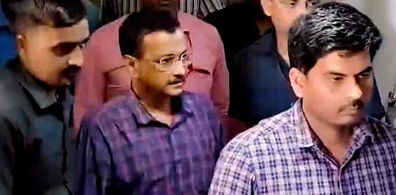 Delhi Chief Minister Arvind Kejriwal in Enforcement Directorate (ED) custody | - PTI