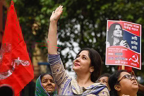 Saira Shah Halim campaigns for Lok Sabha polls