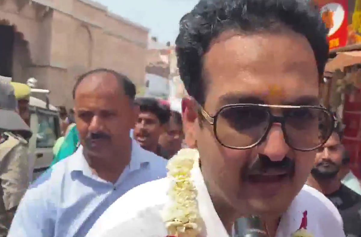 ANI : Piyush Rai, the son of the late BJP MLA Krishnanand Rai