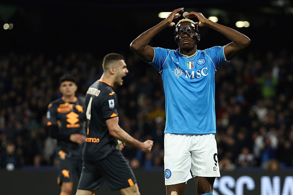 | Photo: Alessandro Garofalo/LaPresse via AP : Serie A 2023-24: Napoli vs Torino