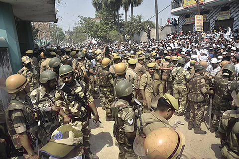 Mukhtar Ansari's funeral