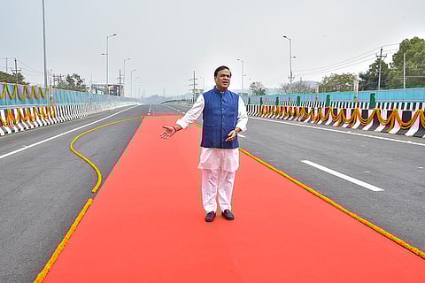 Inauguration of Basistha flyover