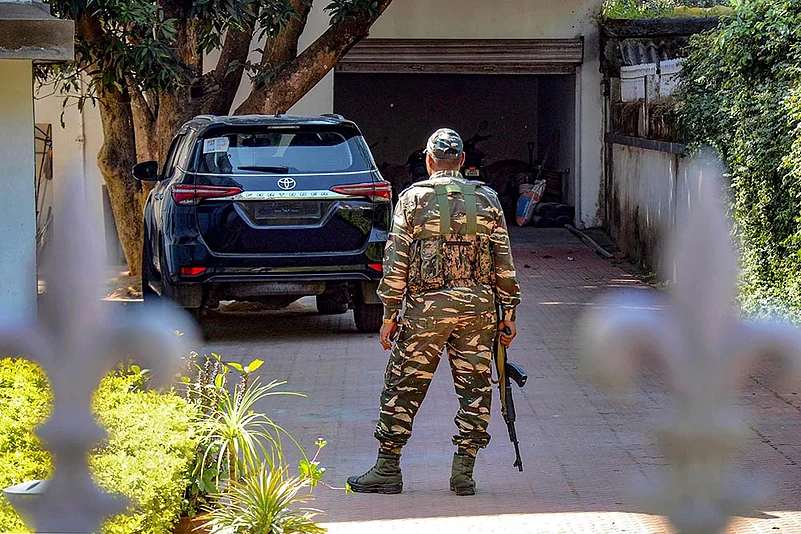 ED raid at Congress Amba Prasad residence