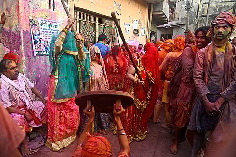 Lathmar Holi Celebration