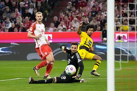 German Bundesliga Soccer Match