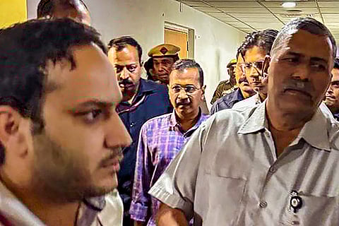 Arvind Kejriwal at Rouse Avenue Court
