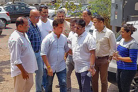 AAP's Amit Palekar at ED office