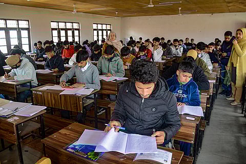 Class 10th board exams in Srinagar