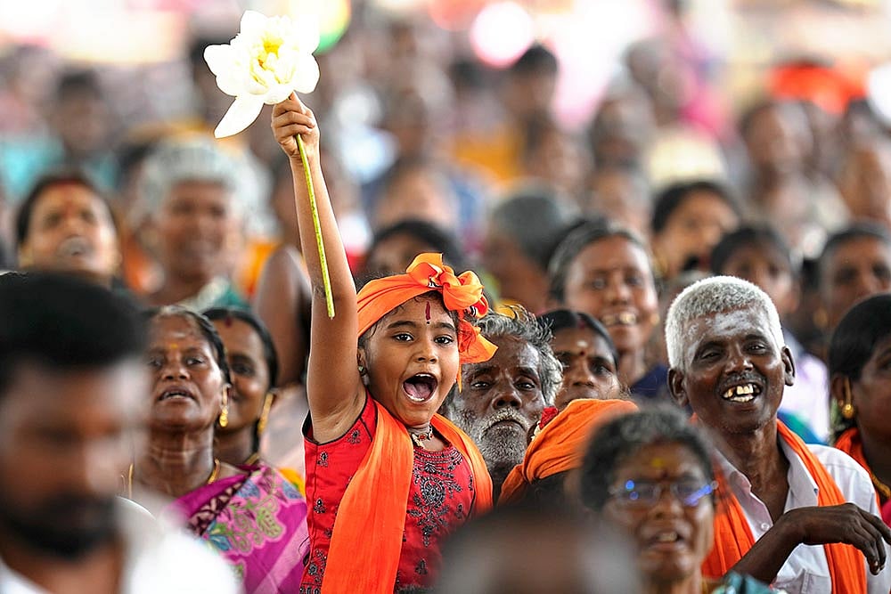 Photo: PTI/R Senthilkumar : PM Modi in Kanyakumari