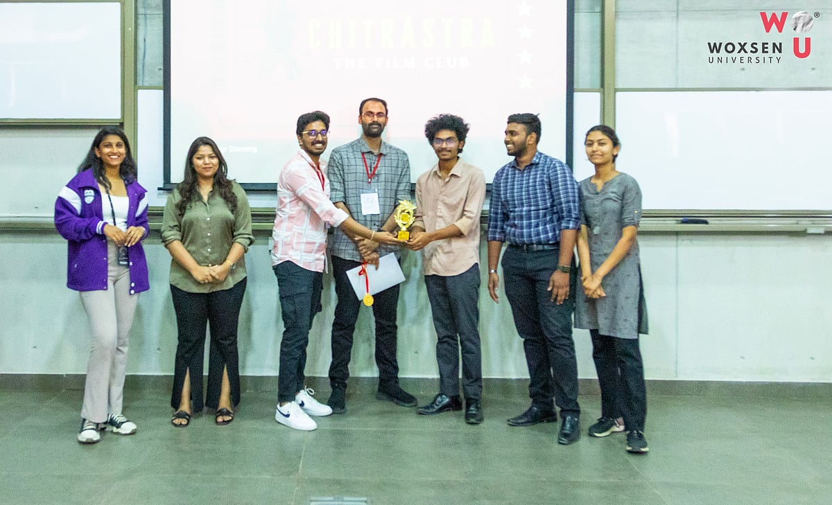 Kayden Sharma, Navdeep P, Deccan Project Band, 
At Woxsen University’s Annual Inter-College Fest ‘Infinity 2024’