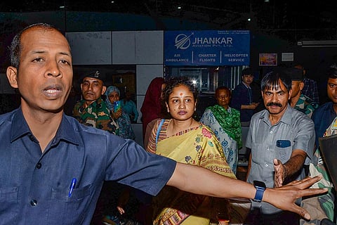 Kalpana Soren returns to Ranchi