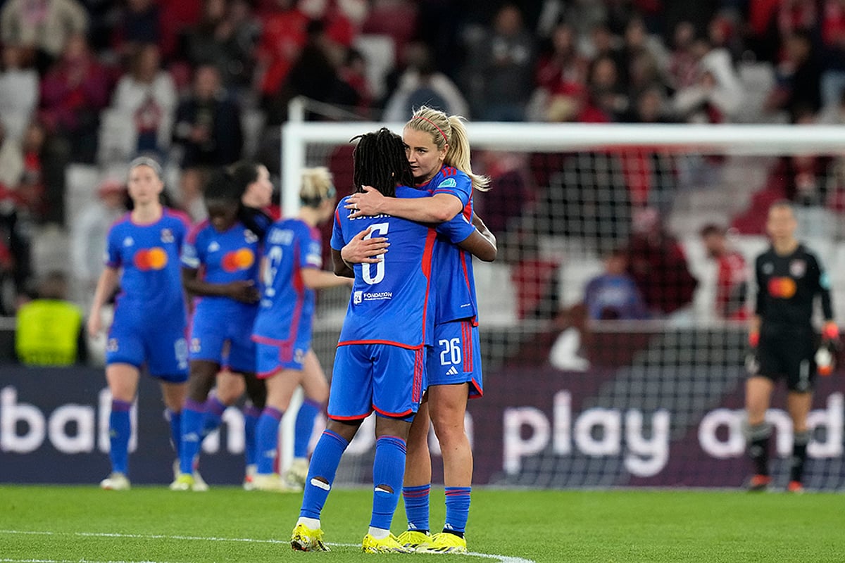 UEFA Women's Champions League: Lyon Women Beat Benfica 4-1 To Enter Semifinals - In Pics