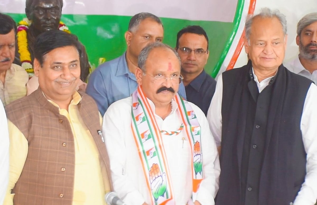 Congress fields newly joined member Prahlad Gunjal from Rajasthan's Kota.