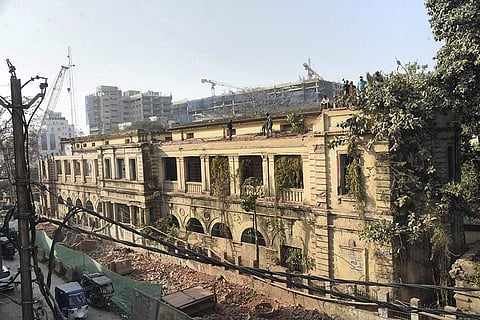 Demolition of Women Hospital of PMCH