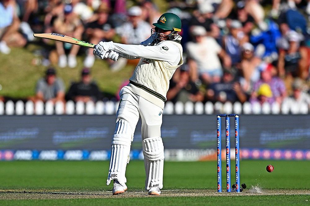 | Photo: Kerry Marshall/Photosport via AP : New Zealand vs Australia 1st Test: Day 2