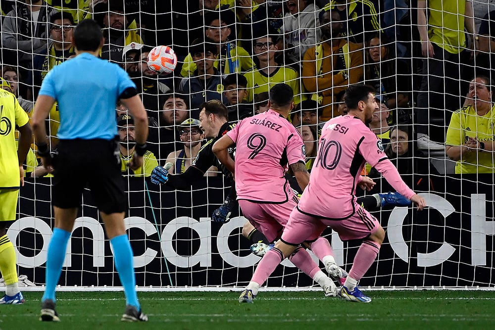 | Photo: AP/Mark Zaleski : CONCACAF Champions Cup: Inter Miami vs Nashville SC