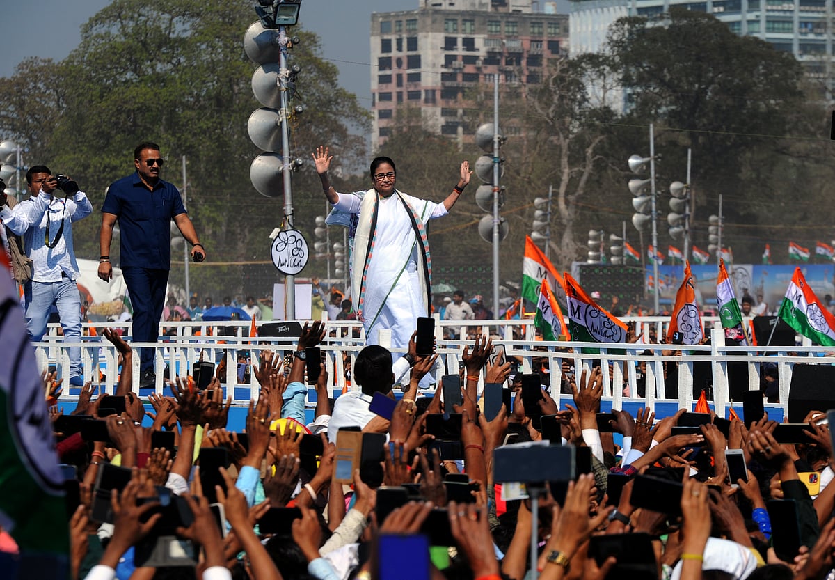 Trinamool Congress Election Rally at Brigade Parade ground Kolkata. - Sandipan Chatterjee