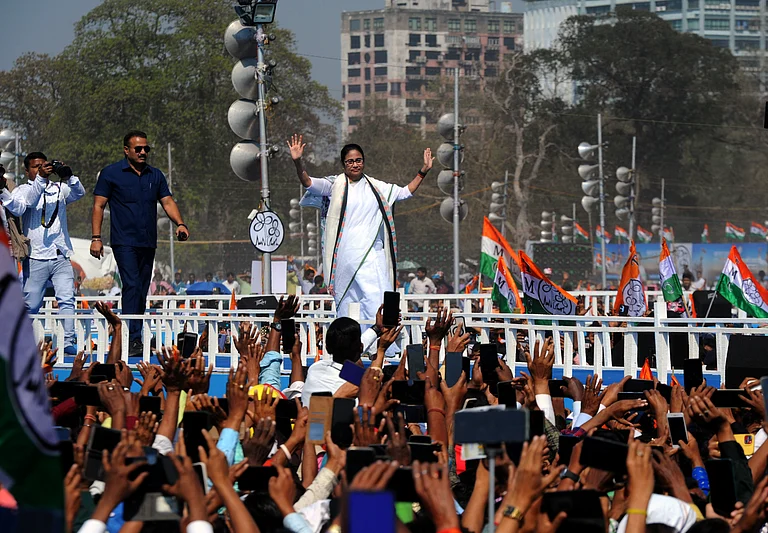 Trinamool Congress Election Rally at Brigade Parade ground Kolkata. - Sandipan Chatterjee
