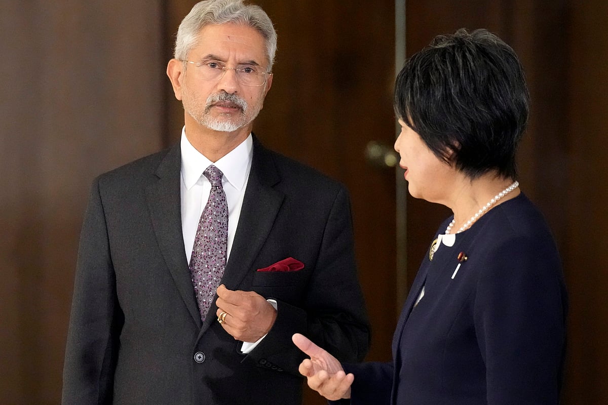 Eugene Hoshiko (PTI) : EAM S Jaishankar in Japan and Yoko Kamikawa