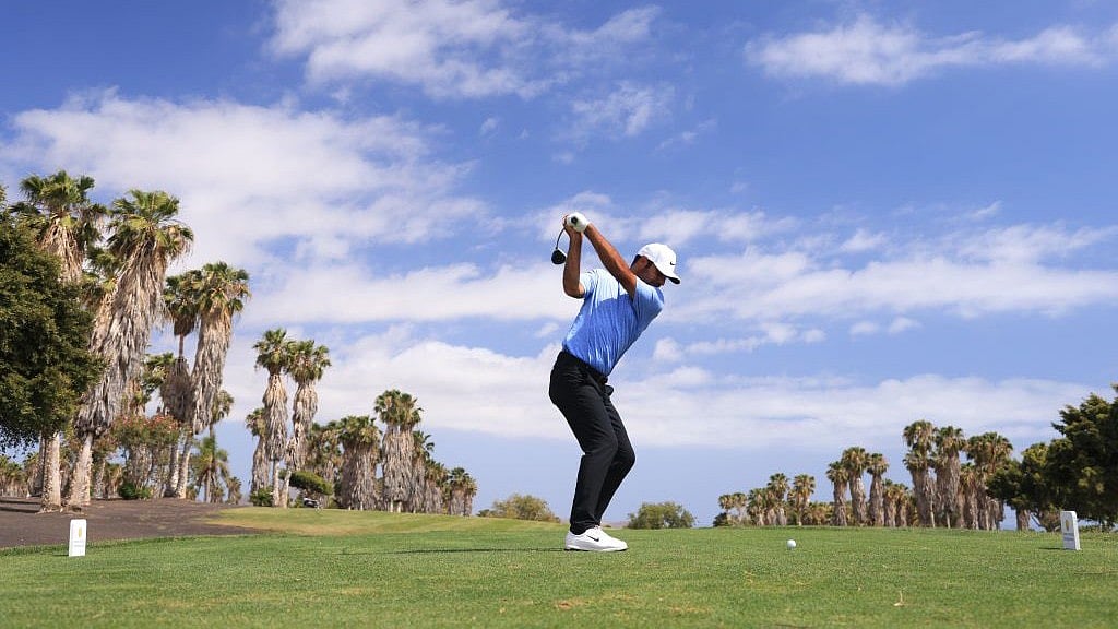Photo: X/ @shubhankargolf : Shubhankar Sharma recorded the best-ever finish by an Indian -- a tied 8th -- in the 2023 Open Golf Championship at the Royal Liverpool Golf Club in Merseyside, England.