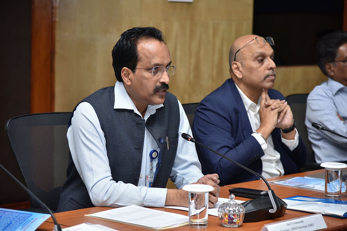 X/@NSIL_India
 : chief of the Indian Space Research Organisation (ISRO), S Somanath