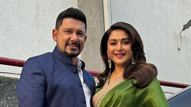 Instagram : Madhuri Dixit and Shriram Nene