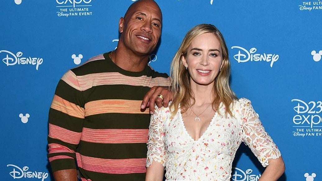 Instagram : Dwayne Johnson and Emily Blunt