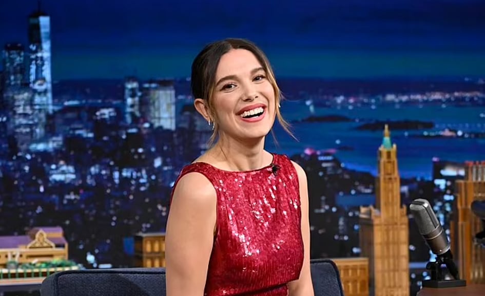 Getty Images : Millie Bobby Brown on The Tonight Show with Jimmy Fallon