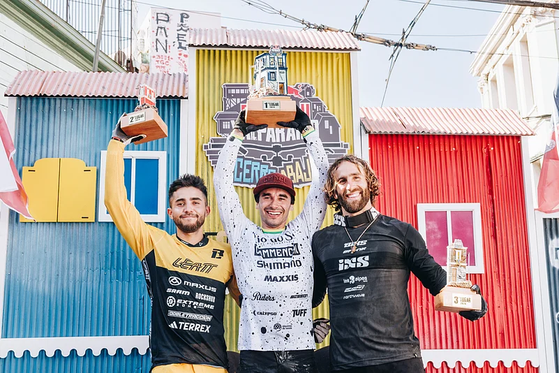 Lucas Borba, Felipe Agurto and Adrien Loron