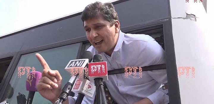 PTI : Delhi Minister Saurabh Bharadwaj detained