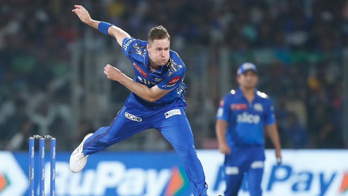 BCCI : File photo of Mumbai Indians pacer Jason Behrendorff.