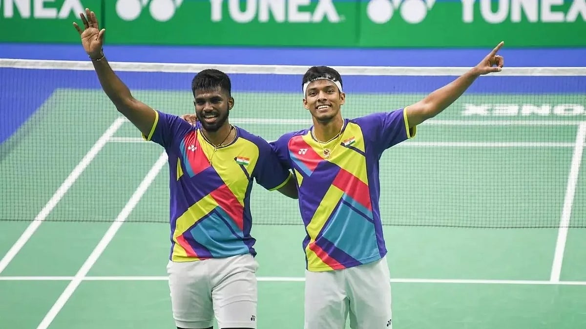 File Photo : Indian duo of Satwiksairaj-Chirag Shetty.