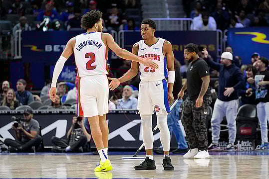 NBA: Jaden Ivey, Cade Cunningham Guide Detroit Pistons To Morale Boosting Win - In Pics