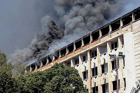 Fire breaks out at MP secretariat