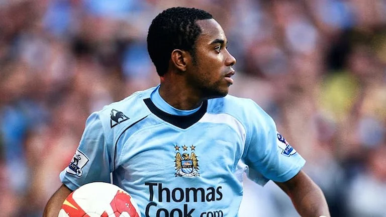 Robinho played as a striker for Manchester City for two years. - File