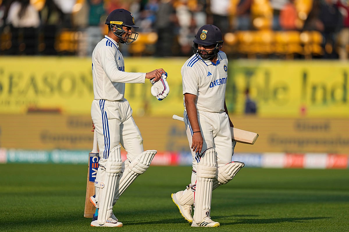IND Vs ENG, 5th Test, Day 1: Rohit Sharma, Yashasvi Jaiswal Put India On Top After Kuldeep Yadav-Ravichandran Ashwin Stifle England - In Pics