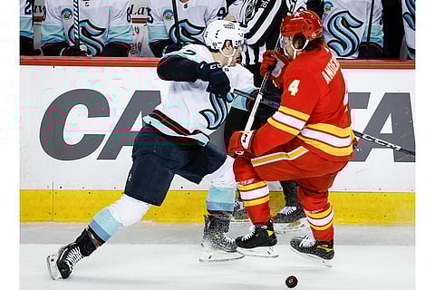 NHL 2023-24: Seattle Kraken vs Calgary Flames