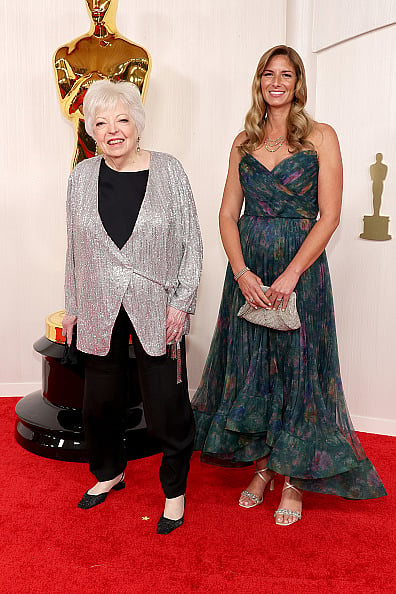 Thelma Schoonmaker (left)