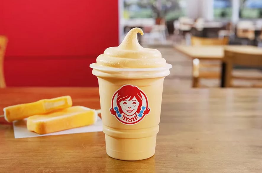 Wendy's : Wendy's orange dreamsicle frosty