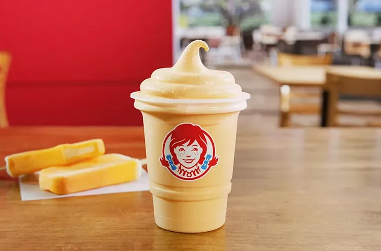 Wendy's orange dreamsicle frosty - Wendy's