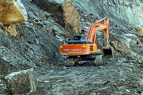 Landslide in Kinnaur