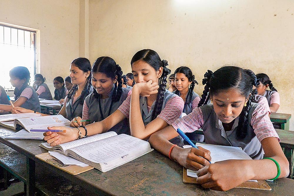 Photo: Vikram Sharma : Students at a Government School in Chennai. 